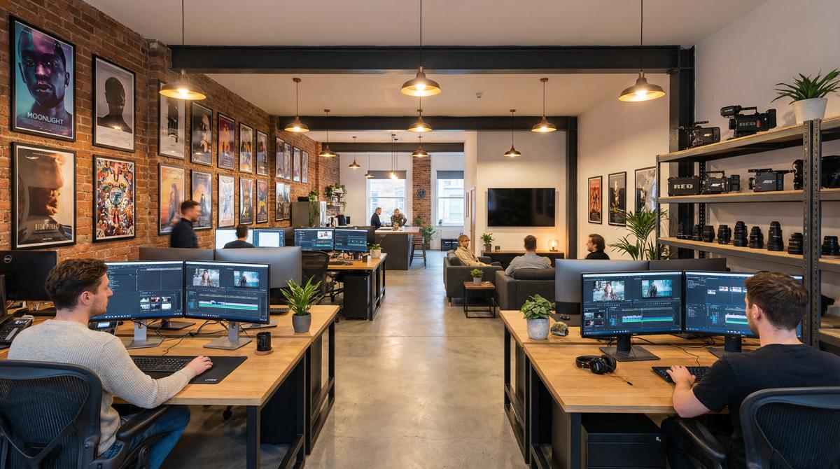 主播福利影视传媒公司办公环境